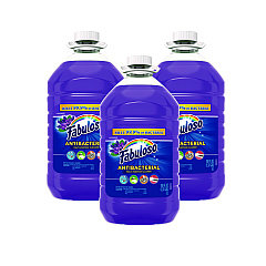 Fabuloso Antibacterial Multi-Purpose Cleaner, Lavender Scent, 169 oz Bottle, 3/Carton (99507)