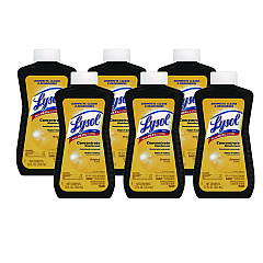 LYSOL Brand Concentrate Disinfectant, 12 oz Bottle, 6/Carton (77500)