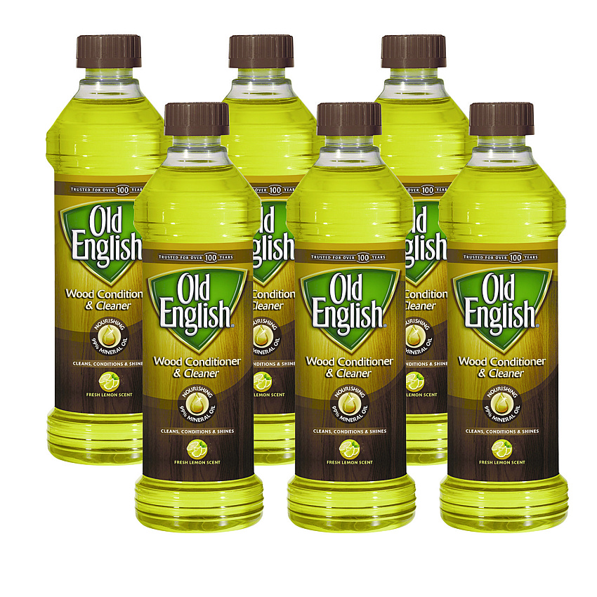 OLD ENGLISH Lemon Oil, Furniture Polish, 16 oz Bottle, 6/Carton (75143CT)