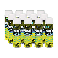 Misty Heavy-Duty Glass Cleaner, Citrus, 20 oz Aerosol Spray, 12/Carton (1001482)