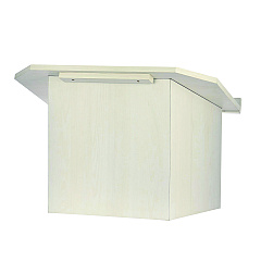 AdirOffice Foldable Tabletop Podium Lectern Speaker Stand, 27 x 16 x 19, White (I66105WHI)