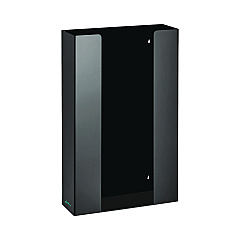 AdirMed Acrylic Glove Dispenser, Triple Box Capacity, 10.2 x 3.5 x 16.1, Black (I90203BLK)