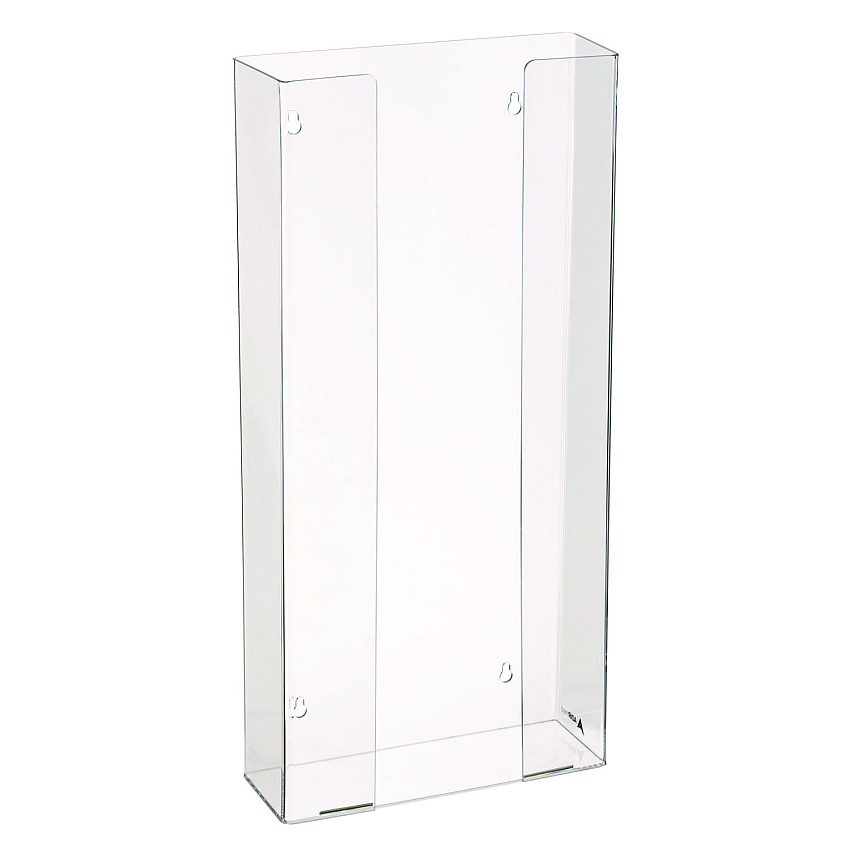 AdirMed Acrylic Glove Dispenser, Quad Box Capacity, 10.2 x 3.5 x 21.1, Clear (I90204)