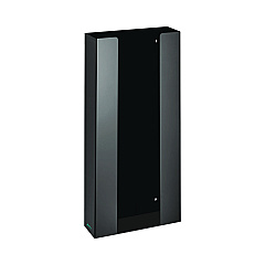 AdirMed Acrylic Glove Dispenser, Quad Box Capacity, 10.2 x 3.5 x 21.1, Black (I90204BLK)