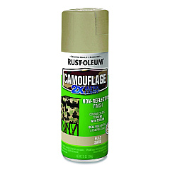 Rust-Oleum Camouflage Spray Paint, Flat Sand, 12 oz Aerosol Can (339004)