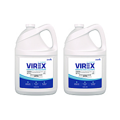 Diversey Virex All-Purpose Disinfectant Cleaner, Lemon Scent, 1 gal Container, 2/Carton (CBD540557)