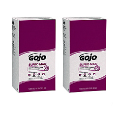 GOJO SUPRO MAX Hand Cleaner, Cherry, 5,000 mL Refill, 2/Carton (758202)
