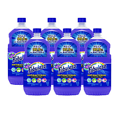 Fabuloso Antibacterial Multi-Purpose Cleaner, Lavender Scent, 48 oz Bottle, 6/Carton (98573)