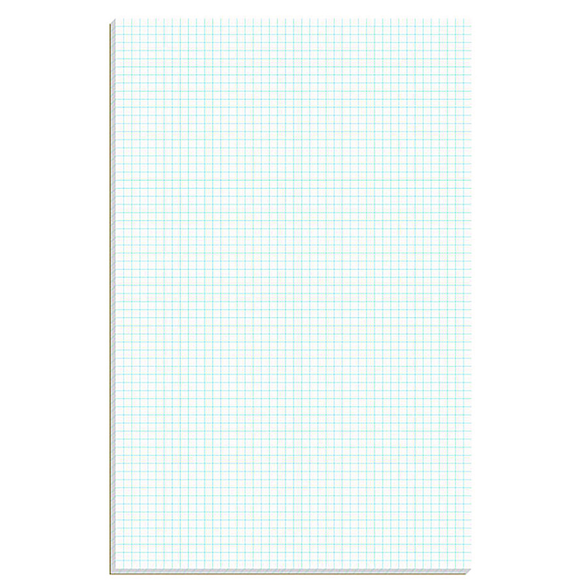 Ampad Quadrille Pads, Quadrille Rule (4 sq/in), 50 White (Standard 15 lb Bond) 11 x 17 Sheets (22037)