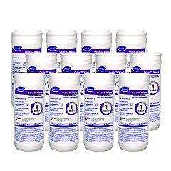 Diversey Oxivir TB Disinfectant Wipes, 7 x 6, White, 60/Canister, 12 Canisters/Carton (5388471)
