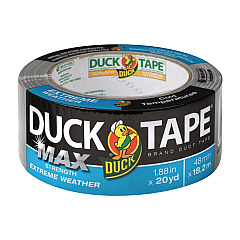 Duck Max Strength Extreme Weather Duct Tape, 1.88" x 20 yds, Silver (241635)