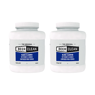Diversey Beer Clean Glass Cleaner, Unscented, Powder, 4 lb. Container (990201)