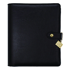 PUKKA PAD A5 Planner, 10.24 x 9.25, Black Cover, 12-Month (9109CD)