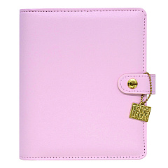 PUKKA PAD Personal Planner, 7.48 x 6.42, Pink Cover, 12-Month, Undated (9153CD)