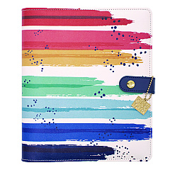 PUKKA PAD A5 Planner, Color Wash, 10.24 x 9.25, Blue/Green/Red/Yellow Cover, 12-Month (9179CD)