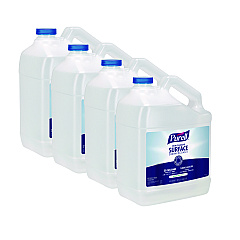 PURELL Healthcare Surface Disinfectant, Fragrance Free, 128 oz Bottle, 4/Carton (434004)