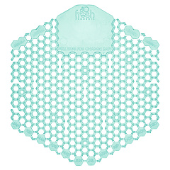 Fresh Products Wave 3D Urinal Deodorizer Screen, Ocean Mist Scent, Blue, 10 Screens/Box (3WDS60OMIBX)