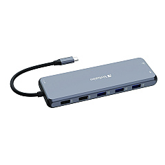 Verbatim USB-C Pro Multiport Hub CMH 13Port, Gray (32153)