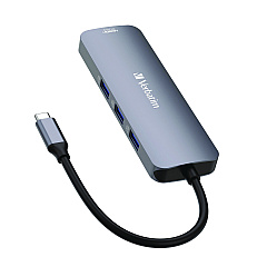 Verbatim USB-C Pro Multiport Hub8 Port, Gray (32151)