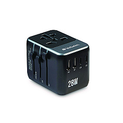 Verbatim UTA-07 Universal Travel Adapter, (3) USB-A, (3) USB-C (32122)