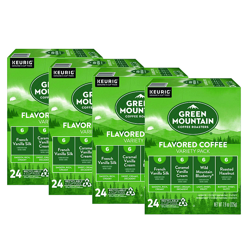 Keurig Flavored Variety Coffee K-Cups, Assorted Flavors, 96/Carton (9975CT)