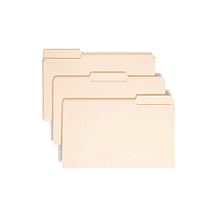 Smead Manila File Folders, 1/3-Cut Tabs: Assorted, Legal Size, 0.75" Expansion, Manila, 100/Box (15330)