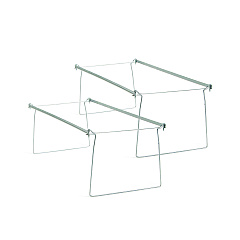 Smead Steel Hanging Folder Drawer Frame, Letter Size, 23" to 27" Long, Gray, 2/Pack (64872)