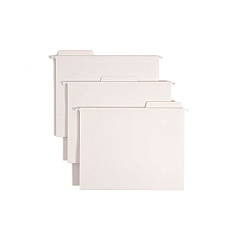 Smead FasTab Hanging Folders, Letter Size, 1/3-Cut Tabs, White, 20/Box (64002)