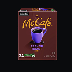 McCafe French Roast K-Cup, 24/BX (7466)