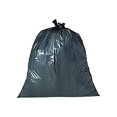 Heritage Linear Low-Density Can Liners, 60 gal, 1.2 mil, 44 x 56, Black, 100/Carton (H8856SH)