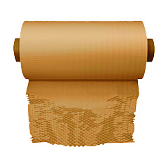 ipg HexcelWrap Kraft Paper Cushioning Roll, 15.25" x 840 ft, Bleached White (H1002W)