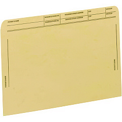Medical Arts Press Patient File Pocket, Letter Size, Tan, 50/Box (59547TN)