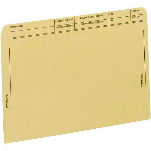 Medical Arts Press Patient File Pocket, Letter Size, Tan, 50/Box (59547TN)