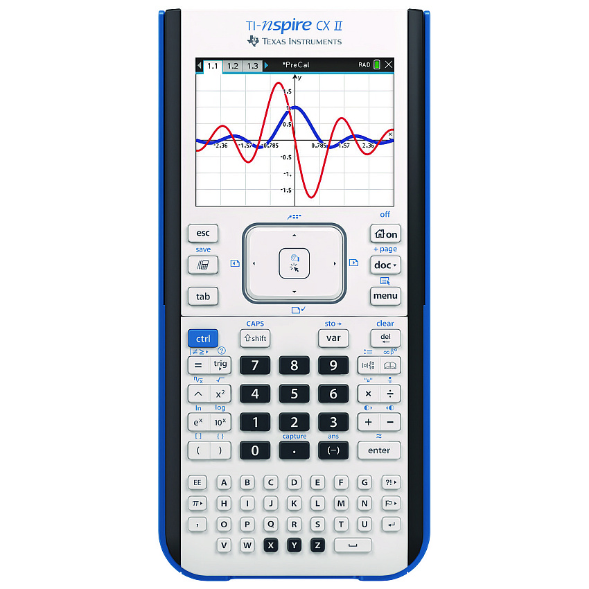 Texas Instruments TI-Nspire CX II Graphing Calculator, 10-Digit LCD