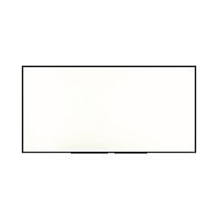 TRU RED Melamine Dry Erase Board, 96" x 48", White Surface, Black Aluminum Frame (TR59357)