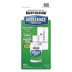 Rust-Oleum Specialty Gloss White Appliance Epoxy Touch, Gloss White, 0.6 oz Bottle, 6/Carton (203000)