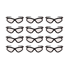 KleenGuard V30 Nemesi Foam Safety Glasses, Black Nylon Frame, Clear Polycarbonate Lens, 12/Carton (65335)
