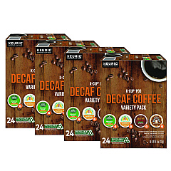 Keurig Decaf Variety Coffee K-Cups, Assorted Flavors, 96/Carton (9977CT)