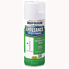 Rust-Oleum Specialty Appliance Epoxy Spray Paint, Gloss White, 12 oz Aerosol Can, 6/Carton (7881830)