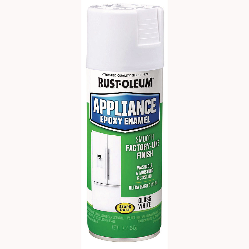 Rust-Oleum Specialty Appliance Epoxy Spray Paint, Gloss White, 12 oz Aerosol Can (7881830EA)