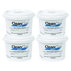 Wexford Labs CleanCide Disinfecting Wipes, 8 x 5.5, Fresh Scent, 400/Tub, 4 Tubs/Carton (3130B400DCT)