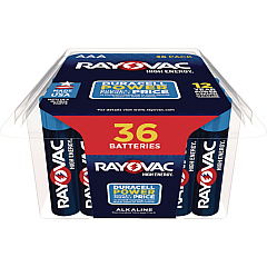 Rayovac Alkaline AAA Batteries, 36/Pack (82436PPK)