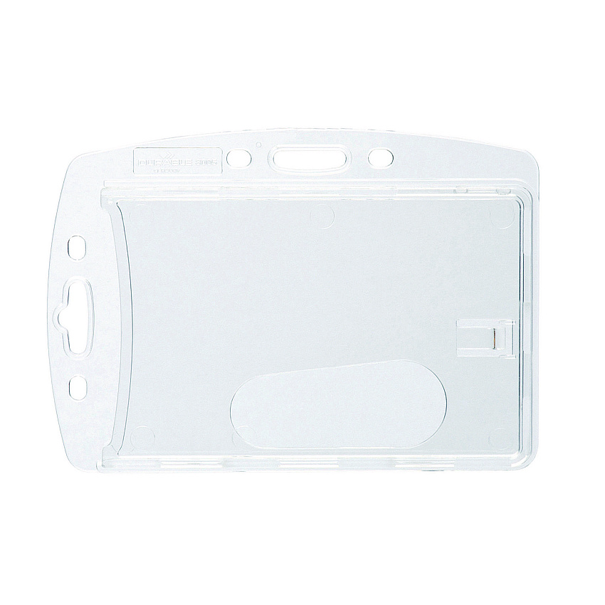 Durable Replacement Card Holder, Vertical/Horizontal, Polystyrene, 10/Pack (890519)