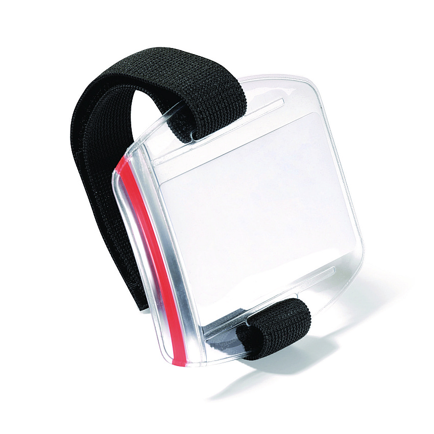 Durable Card Holder Outdoor Secure, Vertical, 3.42" x 2.12", Clear, 10/Box (841419)