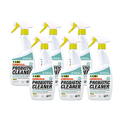 CLR PRO Commercial Probiotic Cleaner, Lemon Scent, 32 oz Spray Bottle, 6/Carton (FMCPC326PRO)