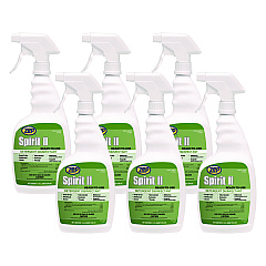 Zep Spirit II Ready-to-Use Disinfectant, Citrus Scent, 32 oz Spray Bottle, 12/Carton (67909)