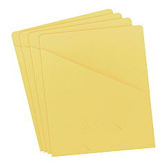 Smead File Jackets, Letter Size, Yellow, 25/Pack (75434)