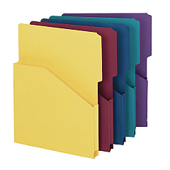 Smead File Jackets, Letter Size, Assorted, 5/Pack (75445)
