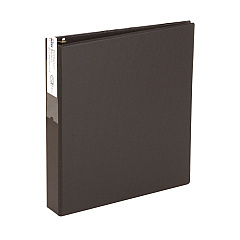 Avery Economy Non-View Binder with Round Rings, 3 Rings, 2" Capacity, 11 x 8.5, Black, (4501) (04501)