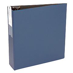 Avery Economy Non-View Binder with Round Rings, 3 Rings, 3" Capacity, 11 x 8.5, Blue, (4600) (04600)